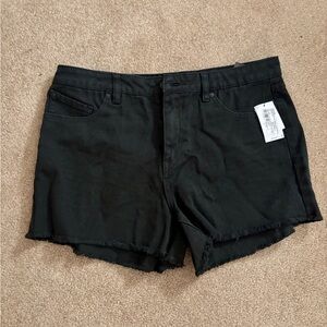 Volcom Black Jean Shorts for Women